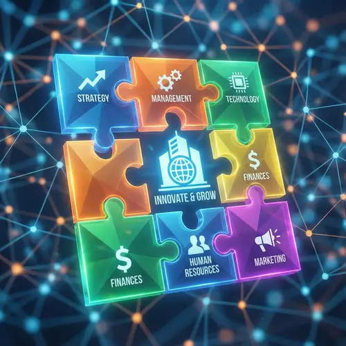 Vibrant Business Puzzle: Strategy, Management, Technology