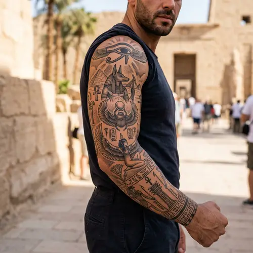 Stunning Egyptian Tattoos: Art & Symbolism