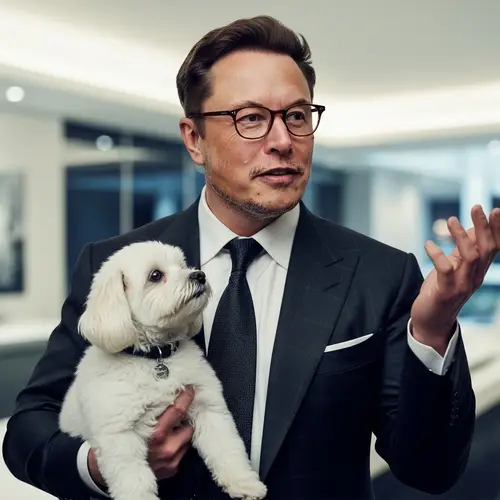 Elon Musk as Valentine - Twitter Post Photo