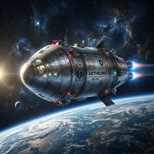 Capsule-Shaped Spaceship Design Ideas