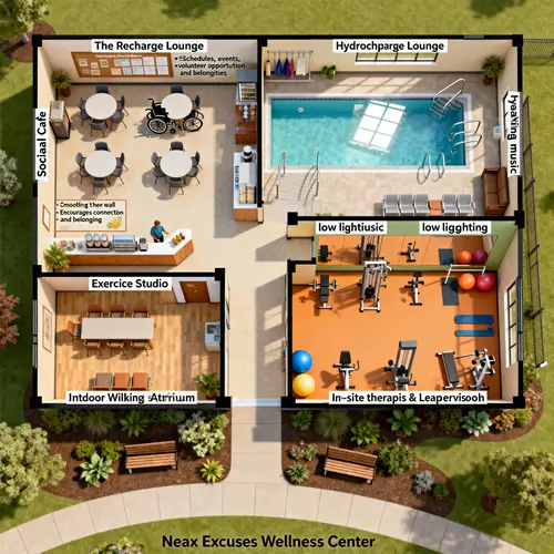 Neaux Excuses Wellness Center Floor Plan