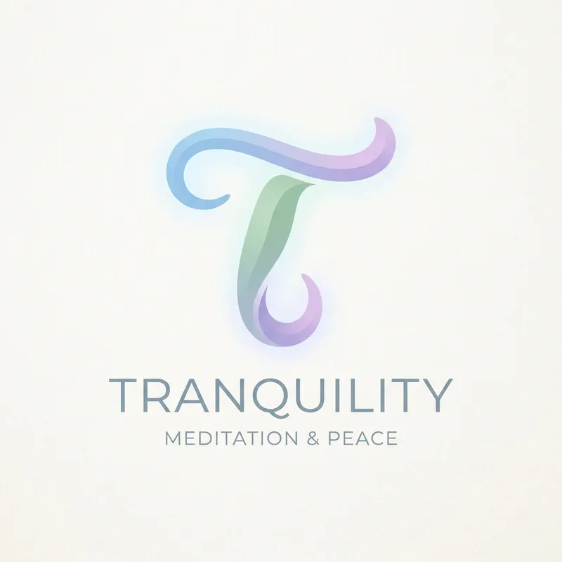 Inspirational 'T' Logo Design in Tranquil Colors