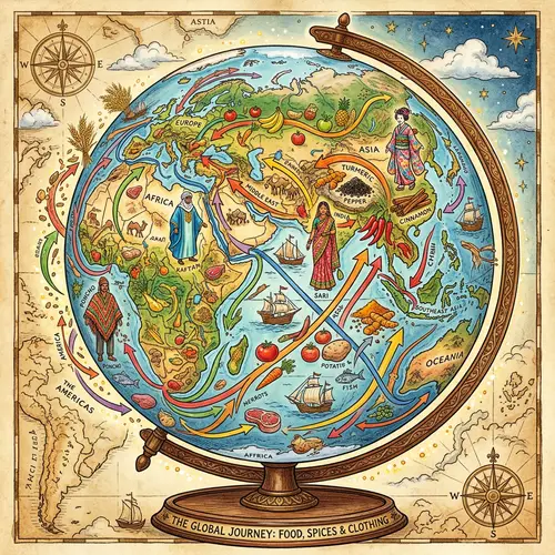 Global Journey of Food, Spices, and Clothes | Cultural Diversity