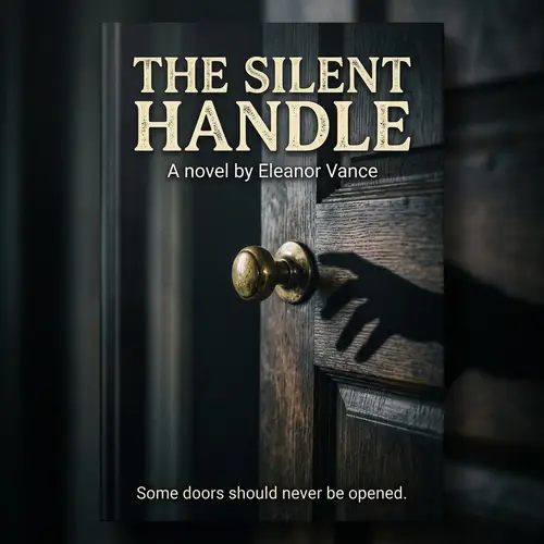 Book Cover Design Featuring Door Handle & Shadow