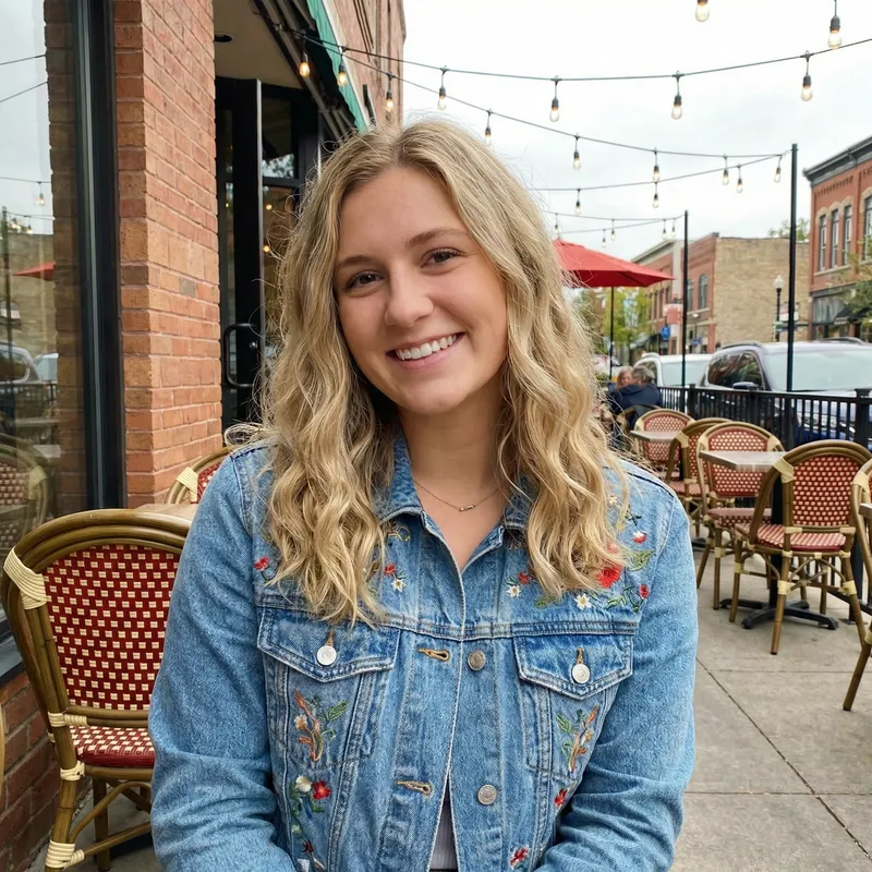 18-Year-Old Blonde Female Portrait