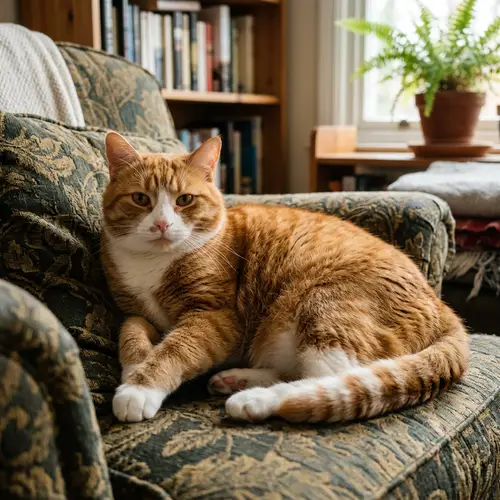 Amazing Maurice: The Chubby Orange and White Cat