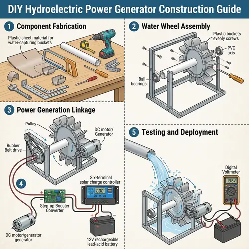 Constructing a Hydroelectric Power Generator: Detailed Process
