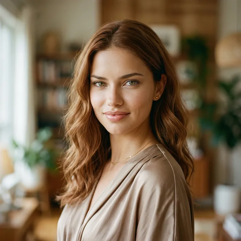 Stunning Portrait of a Young Latina Woman