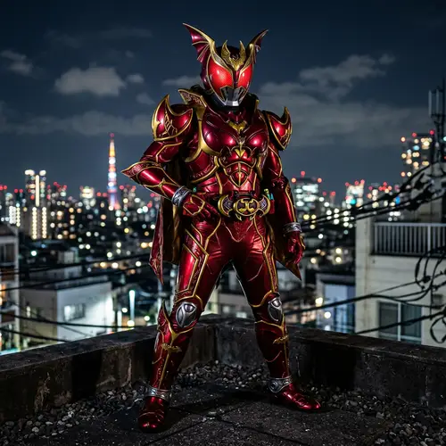 Kamen Rider Kiva - Mighty Hero in Crimson and Gold