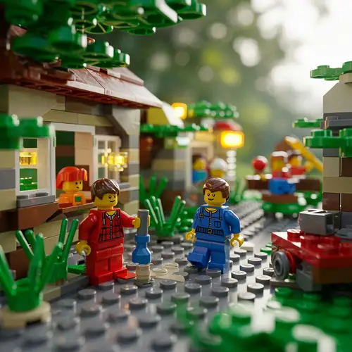 Lego Style Image Based on This Photo