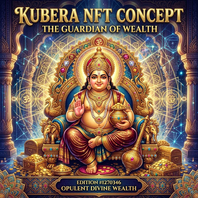 Kubera NFT: Opulent Divine Imagery & Intricate Design