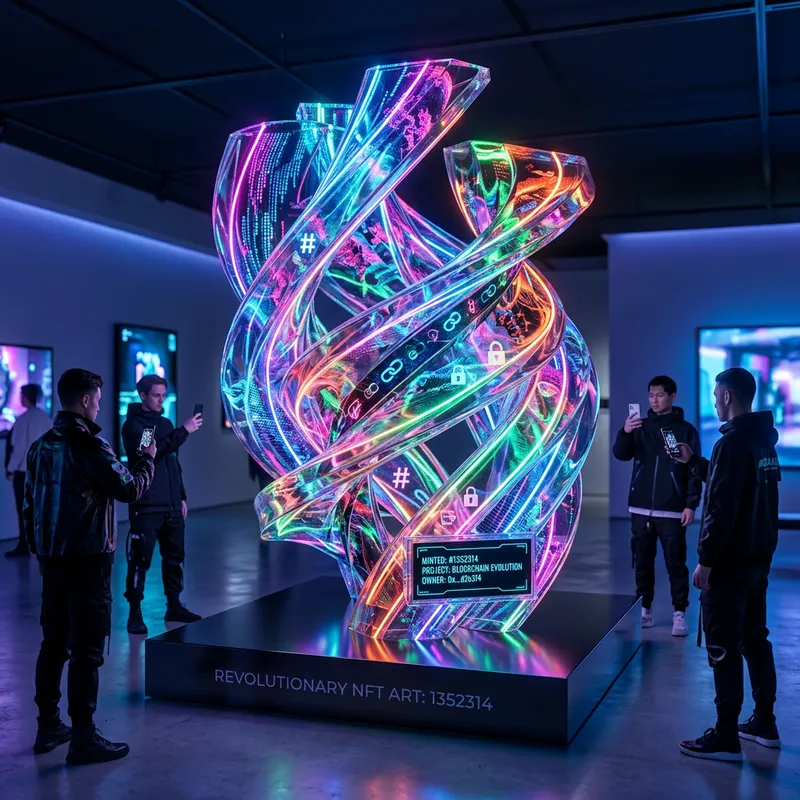 Revolutionary NFT Art: Futuristic Digital Innovation