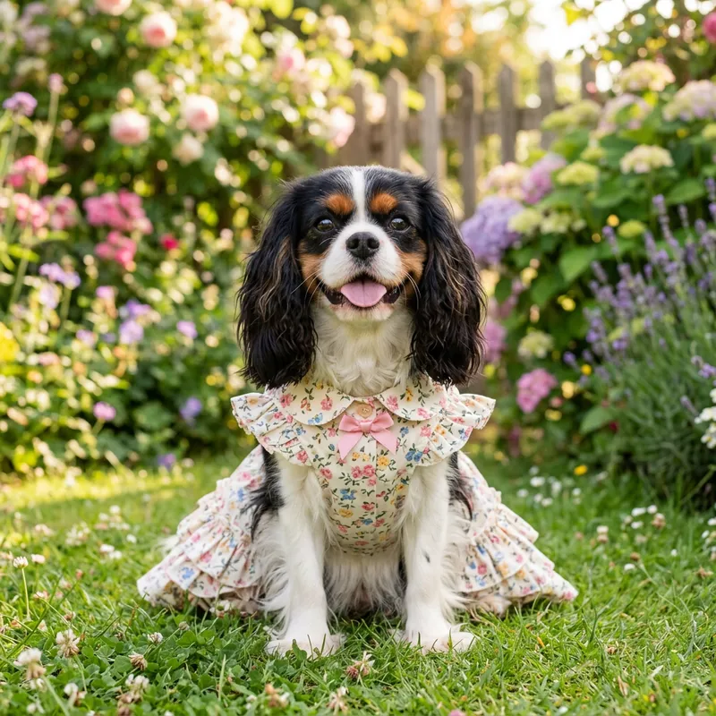 Adorable Dog in a Dress: Cute Pet Fashion