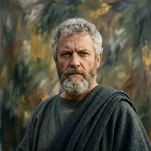 Serious Ancient Roman Philosopher Portrait | Roman Era Art