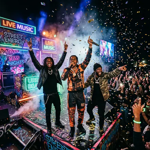 Epic Night of Hip-Hop: Rappers Rock the Stage