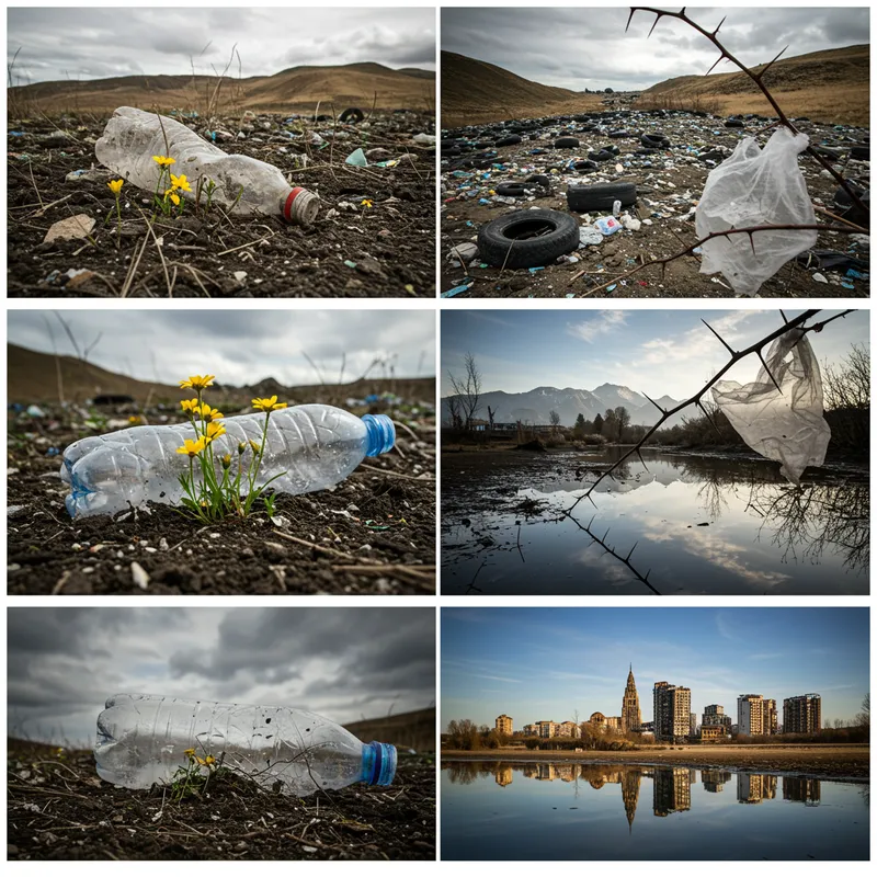Impactful Land Pollution Photos for Posters