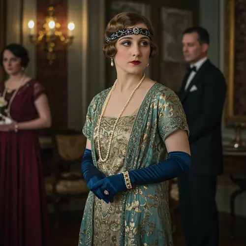 1920s Socialite: A Glimpse into High Society Drama