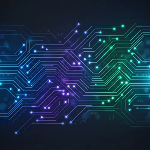 Tech Circuit Lines - Modern Digital Design