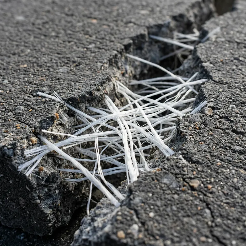 Polypropylene Macro Fibres: Reinforcing Cracked Concrete Slab