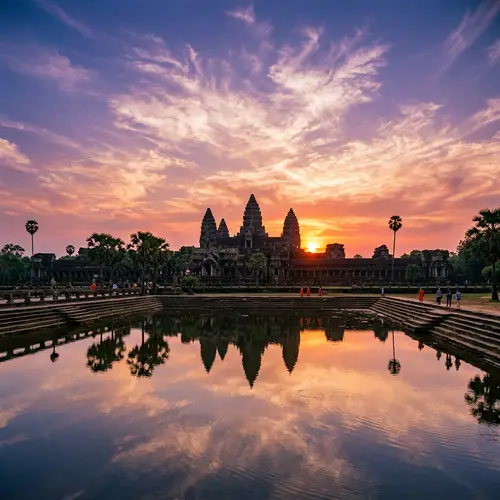 Angkor Wat Sunset: Symbol of Cambodian Nation
