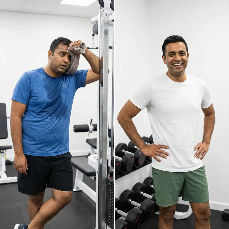 Fat to Fit Transformation: Before and After Images