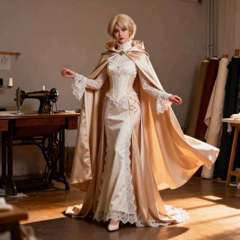 Dimitrescu Sisters Costume Pattern with Cape