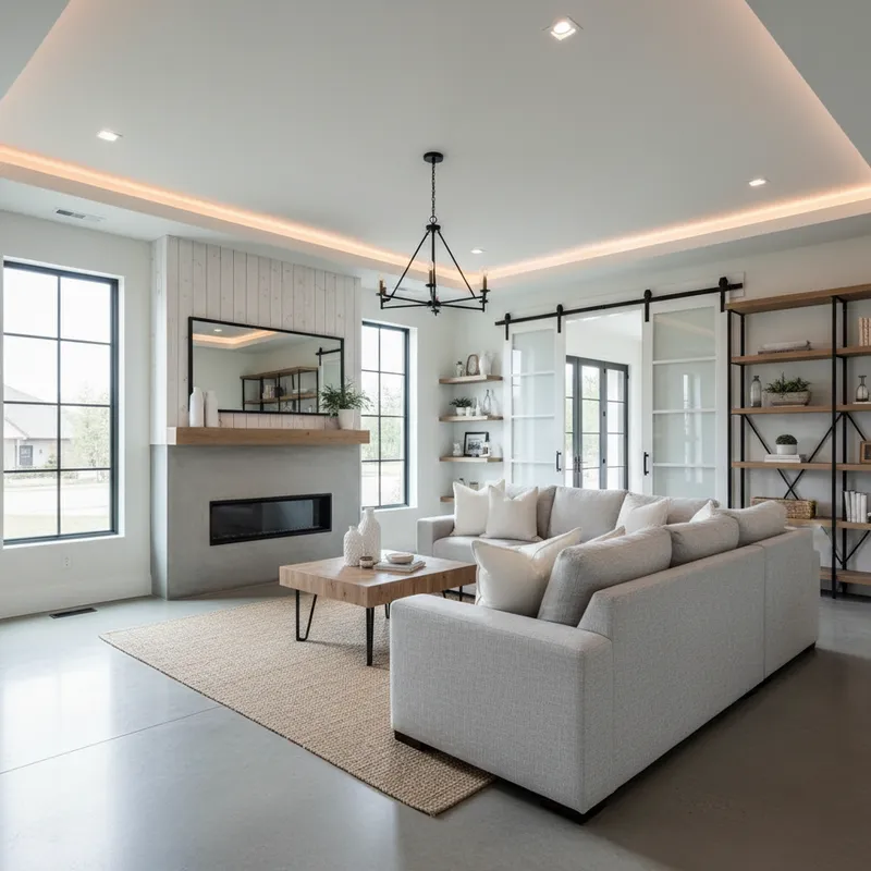 Farmhouse Living Room Interior Photography Showcase