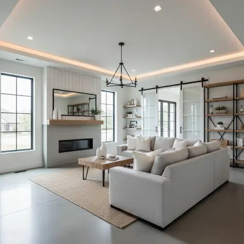 Farmhouse Living Room Interior Photography Showcase