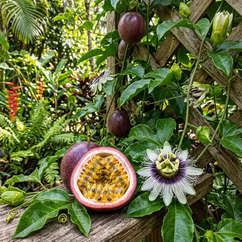 Ripened Maracuya: Vibrant Passion Fruit Display
