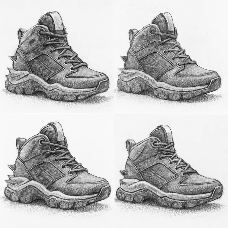 Sneaker Sketch Examples: Creative Inspirations