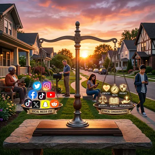Ethics of Social Media in Suburban Setting: Balancing Platforms & Ethics