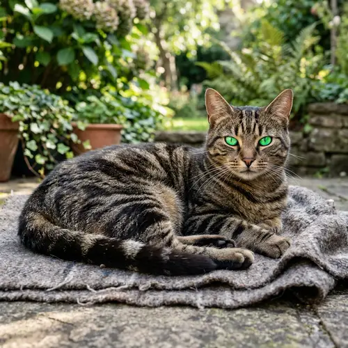 Detailed Cat Image with Distinct Markings