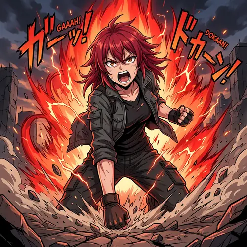 Anime Woman's Rage: A Stunning Explosion of Emotion