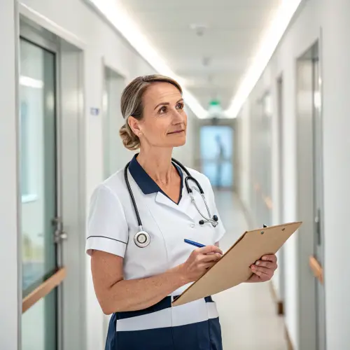 Professional Nurse in Scrubs | Healthcare Image