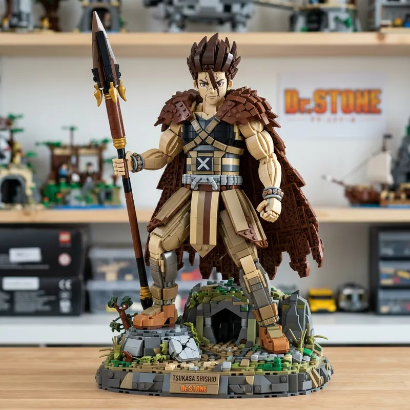 Realistic Tsukasa Shishio Lego Minifigure Model