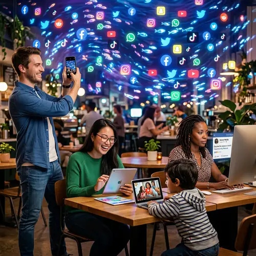 Modern Social Media Interaction: A Snapshot of Diversity