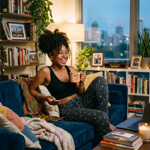 Charming 19yo Atlanta Girl in Cozy PJs