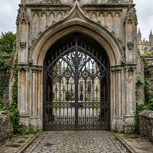 Gothic Style Metal Gate | Exquisite Architectural Design