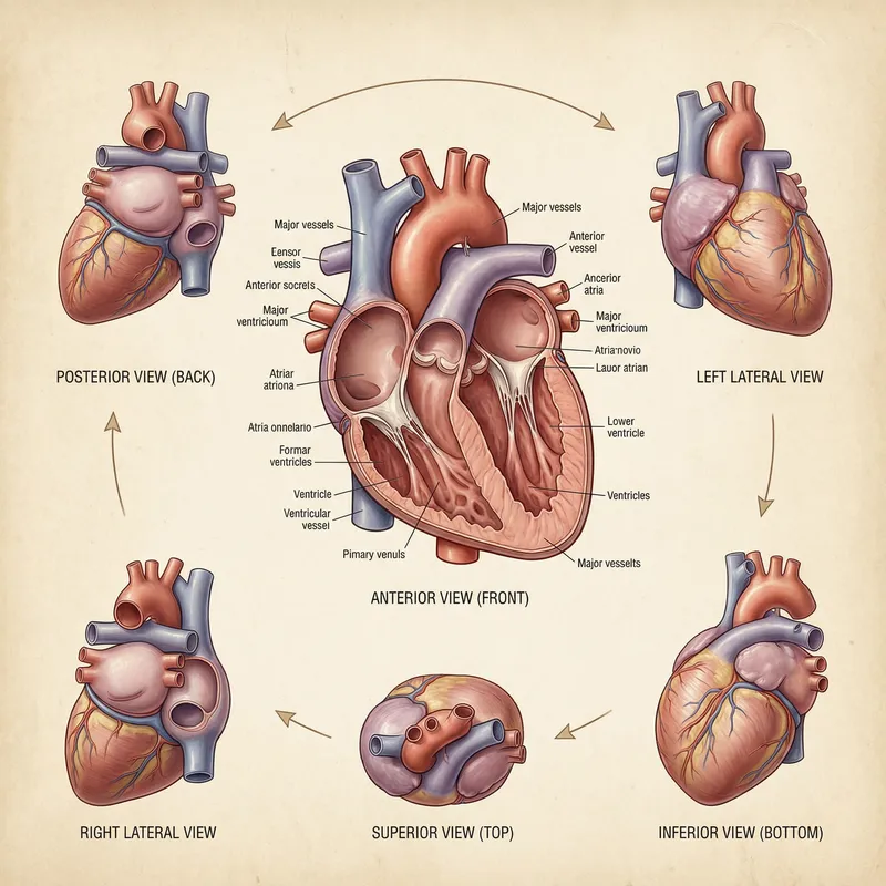 The Human Heart: 360 Degrees Illustrated