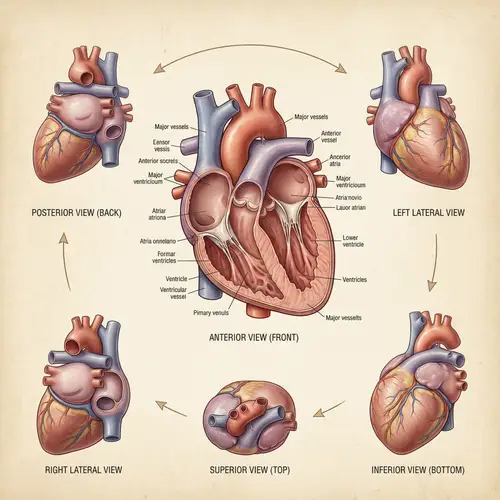 The Human Heart: 360 Degrees Illustrated