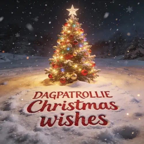 Giant Christmas Tree Decorated with DAGPATROLLIE Wishes