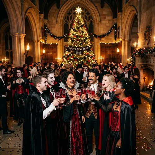Unique New Year's Corporate Vampire Party | Festive Nocturnal Celebration