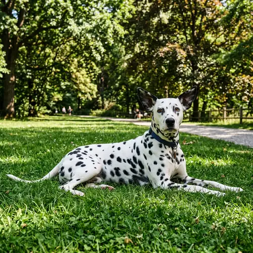Dalmatian Breed with Distinctive Spotted Coat