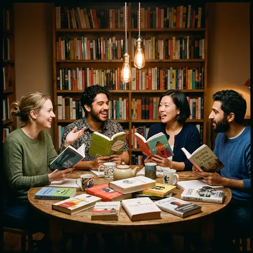 Diverse Literature Club Gathering | Engaging Conversations