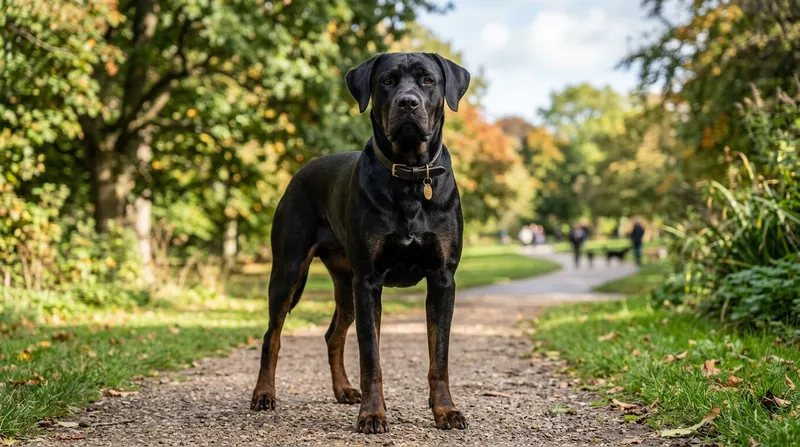 Athletic Dog: Cane Corso, Labrador & Rottweiler Mix