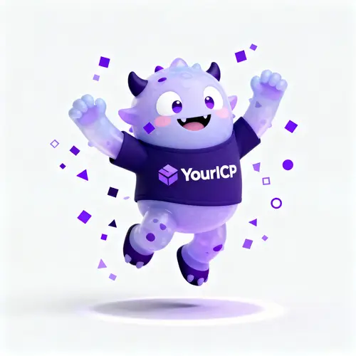 Friendly 3D Monster: YourICP's Data Cheerleader