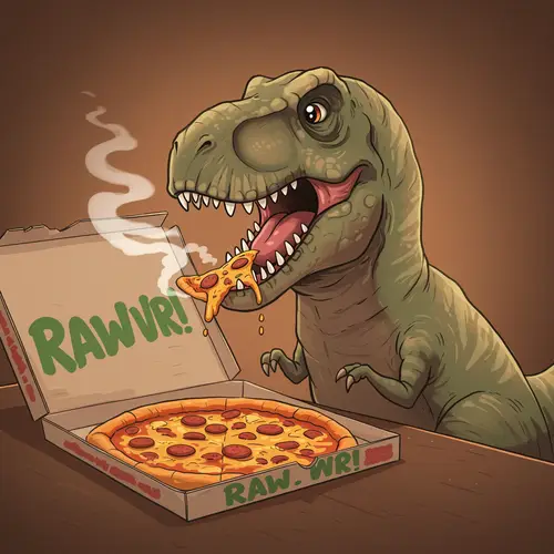 T-Rex Pizza: Rawr and Enjoy Delicious Meals