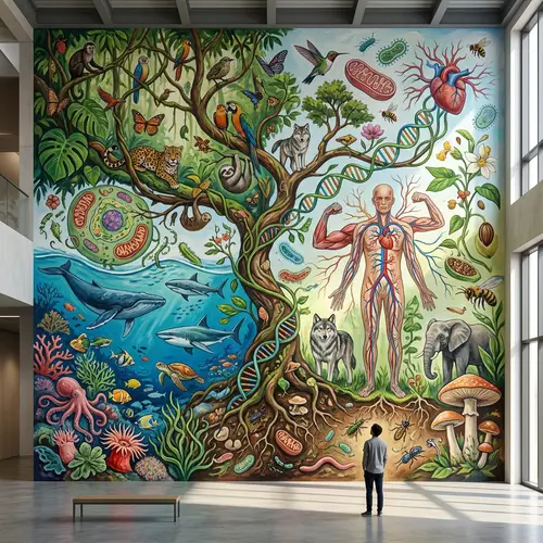 Biology Wall Art - Our World Without Text