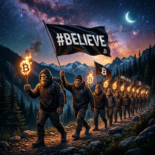 Enlightened Bigfoots Under Cosmic Skies