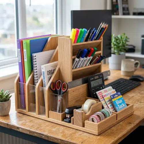Compact Desk Organiser for Office Supplies